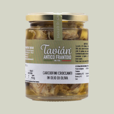 Carciofini croccanti in olio d’oliva