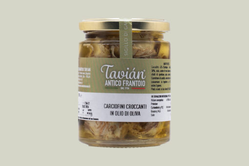 Carciofini croccanti in olio d’oliva